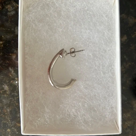 Orange & Silver Earrings - Picture 2 of 10